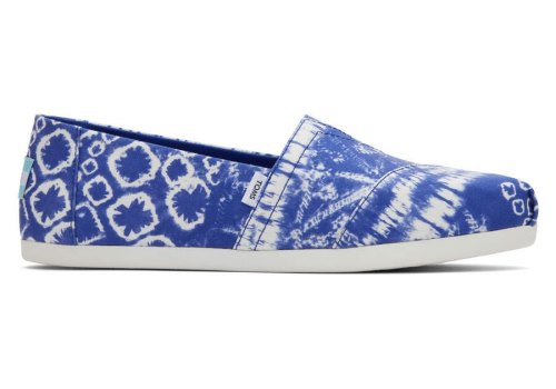 Batik Blue Women's Toms Alpargata Batik Alpargatas Ireland | IE507-998