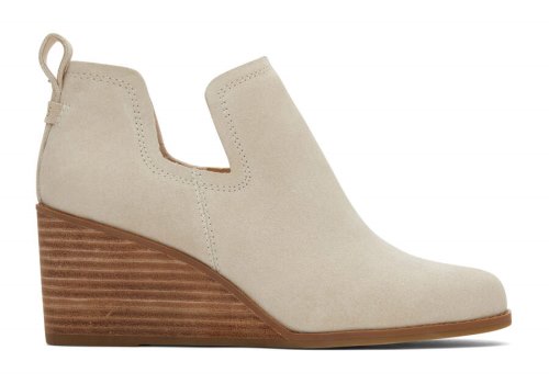 Beige Women's Toms Kallie Wedge Bootie Booties Ireland | IE312-364