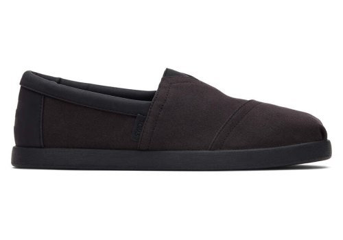 Black / Black Nubuck Men's Toms Alp Fwd Alpargatas Ireland | IE827-656