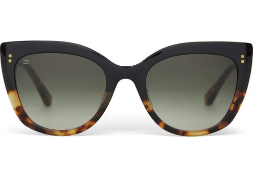 Black Tort Fade / Gold / Deep Olive Gradient Women's Toms Sophia Sunglasses Ireland | IE681-665