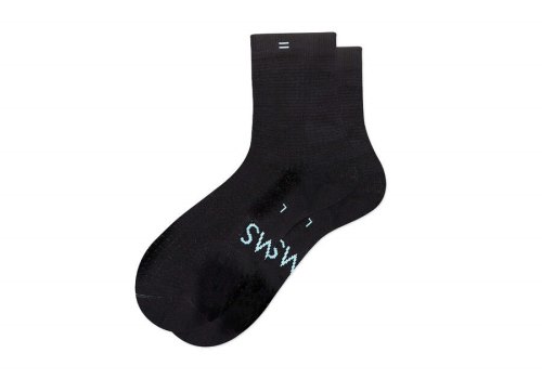 Black Women's Toms Quarter Crew Socks Socks Ireland | IE542-977