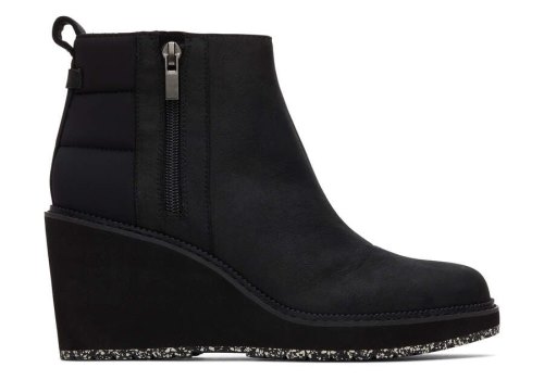 Black Women's Toms Raven Boot Boots Ireland | IE901-301