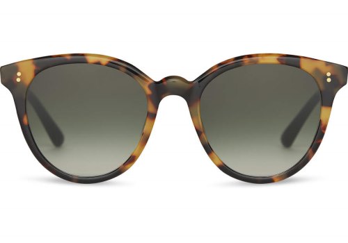 Blonde Tortoise - Green Mirror Women's Toms Aaryn Sunglasses Ireland | IE526-478