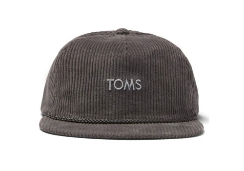 Charcoal Men's Toms Corduroy Hat Accessories Ireland | IE391-662