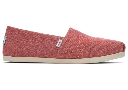 Faded Rose Women's Toms Alpargata Metallic Linen Alpargatas Ireland | IE150-079