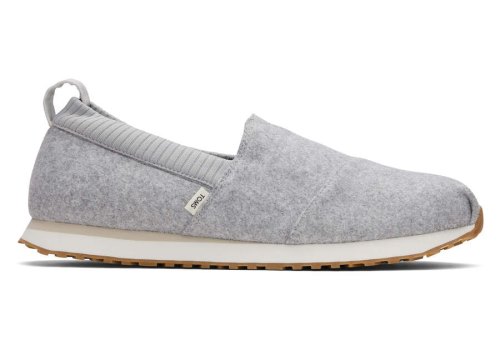 Frost Grey Men's Toms Resident Sneakers Ireland | IE246-173