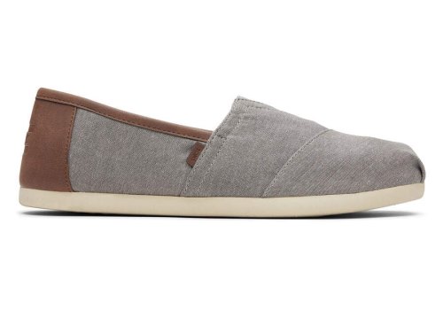 Grey Men's Toms Alpargata Synthetic Trim Alpargatas Ireland | IE719-670