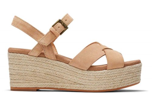 Honey Women's Toms Willow Platform Sandal Sandals Ireland | IE557-499