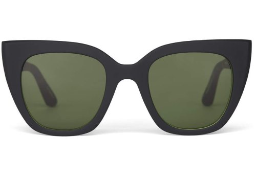 Matte Black Tortoise- Bottle Green Polar Women's Toms Sydney Sunglasses Ireland | IE969-485