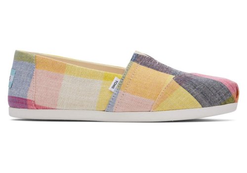 Multi Picnic Plaid Women's Toms Alpargata Picnic Plaid Alpargatas Ireland | IE703-396