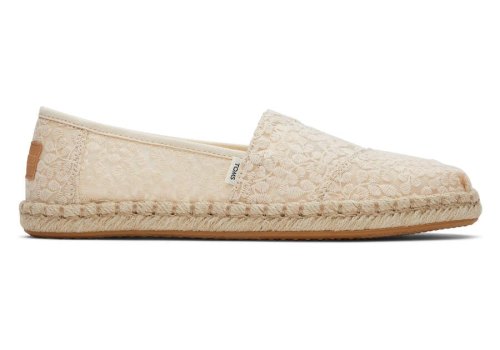 Natural Lace Women's Toms Alpargata Rope Espadrille Espadrilles Ireland | IE162-769