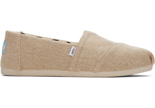 Natural Undyed Women's Toms Alpargata Heritage Canvas Alpargatas Ireland | IE787-191