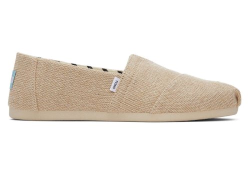 Natural Wide Women's Toms Alpargata Heritage Canvas Wide Width Alpargatas Ireland | IE315-606