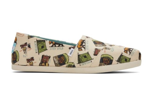 Natural Women's Toms Alpargata Camping Alpargatas Ireland | IE587-103