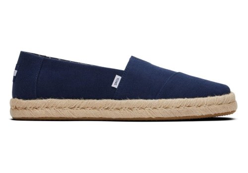 Navy Men's Toms Alpargata Rope 2.0 Alpargatas Ireland | IE561-836