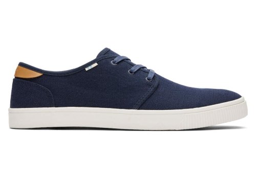 Navy Men's Toms Carlo Sneaker Sneakers Ireland | IE552-826