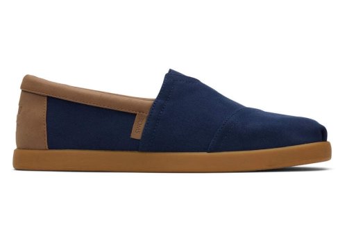 Navy Nubuck Men's Toms Alp Fwd Alpargatas Ireland | IE365-800