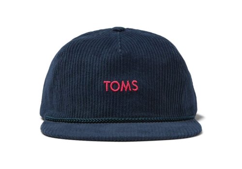 Navy Women's Toms Corduroy Hat Accessories Ireland | IE325-100