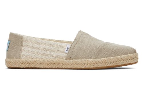 Oxford Tan Women's Toms Alpargata Recycled Cotton Rope Espadrille Espadrilles Ireland | IE639-355