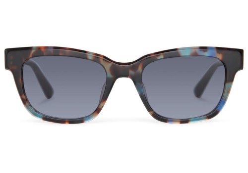 Pacific Blue Tortoise- Dark Grey Men's Toms Holland Sunglasses Ireland | IE815-747