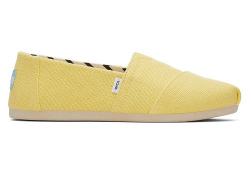 Sunny Yellow Women's Toms Alpargata Heritage Canvas Alpargatas Ireland | IE326-117