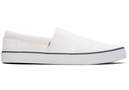 White Men's Toms Fenix Slip On Ireland | IE418-007