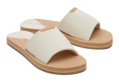 White Repreve Jersey Women's Toms Carly Sandal Sandals Ireland | IE344-372