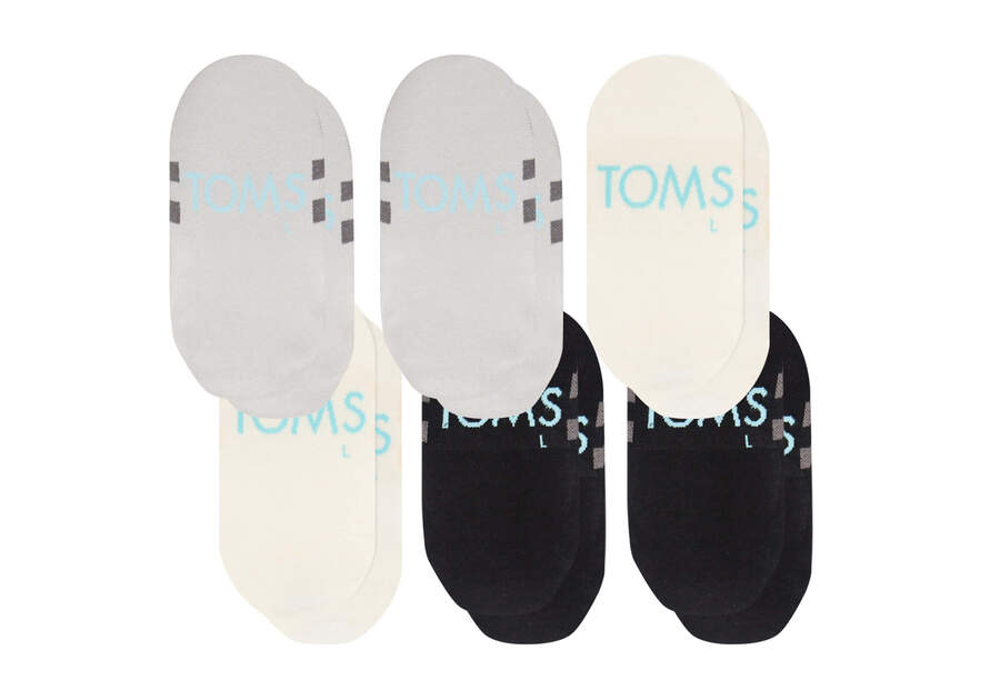 Basics Multi Women's Toms Ultimate No Show Socks Basics 6 Pack Socks Ireland | IE522-693