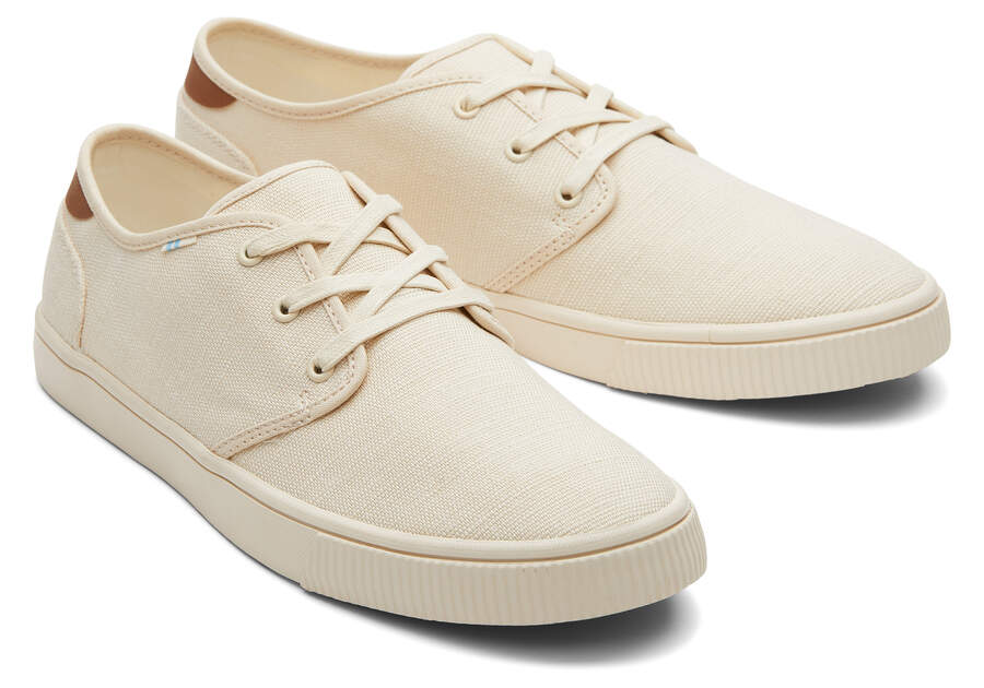 Beige Men's Toms Carlo Sneaker Sneakers Ireland | IE838-940