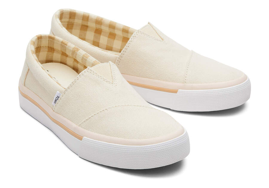 Beige Women's Toms Fenix Slip On Ireland | IE544-995