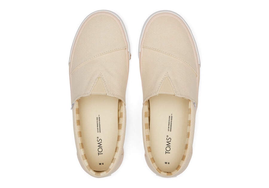 Beige Women's Toms Fenix Slip On Ireland | IE544-995