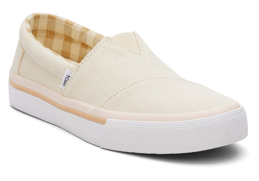 Beige Women's Toms Fenix Slip On Ireland | IE544-995