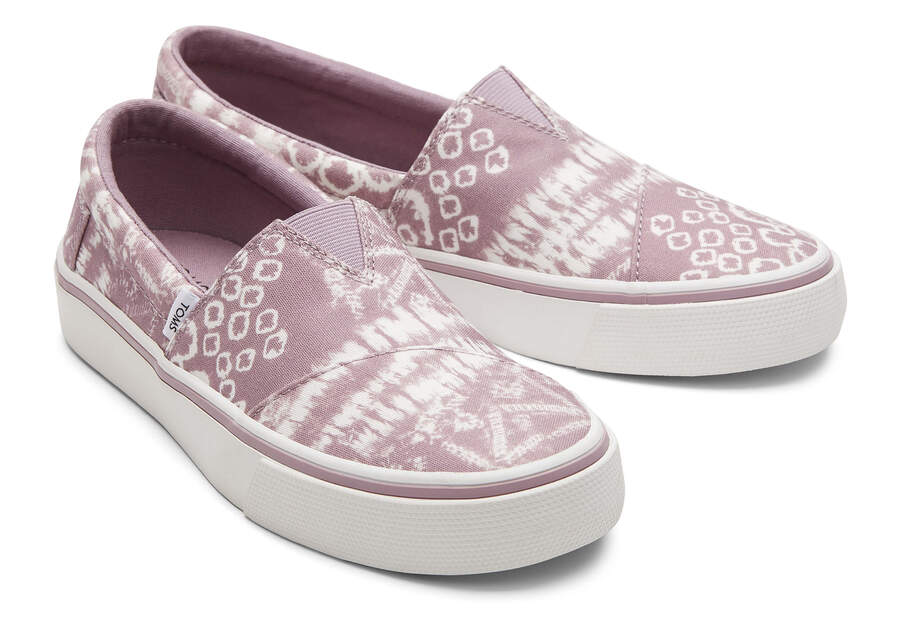 Berry Batik Women's Toms Fenix Sneakers Ireland | IE831-870