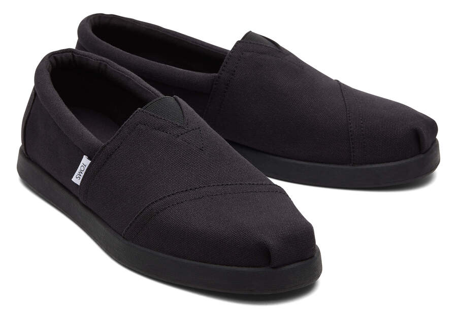 Black / Black Men's Toms Alp Fwd Alpargatas Ireland | IE907-080