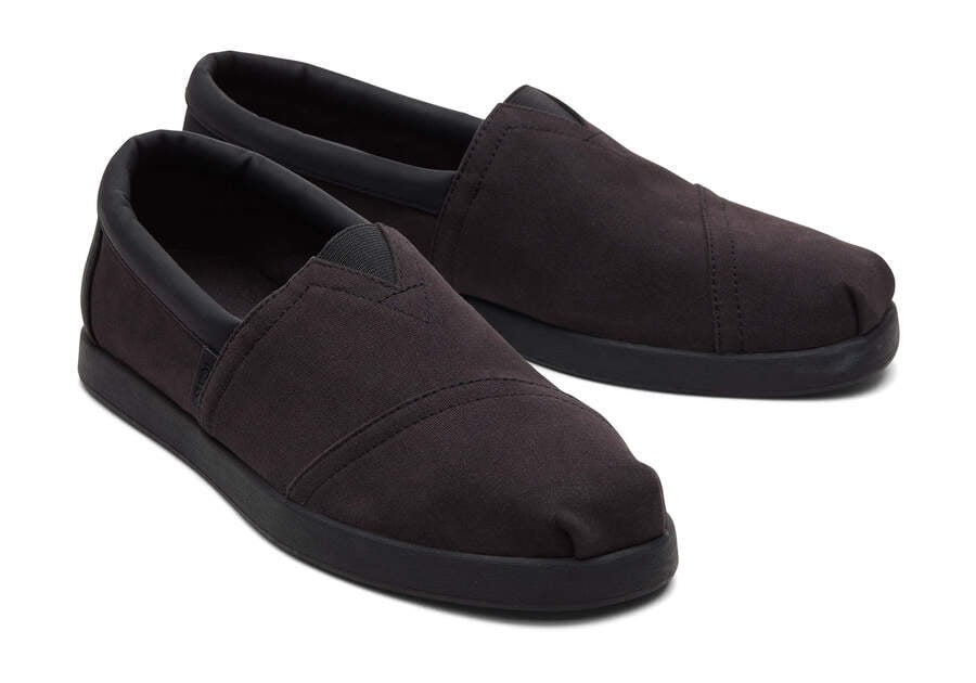 Black / Black Nubuck Men's Toms Alp Fwd Alpargatas Ireland | IE827-656