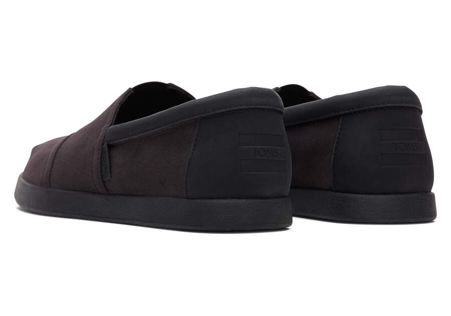 Black / Black Nubuck Men's Toms Alp Fwd Alpargatas Ireland | IE827-656