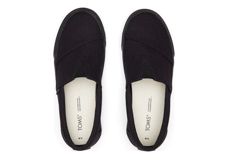 Black / Black Women's Toms Fenix Sneakers Ireland | IE045-101