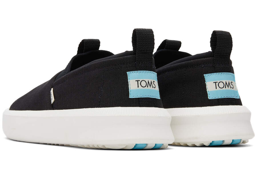 Black Men's Toms Alpargata Rover Sneakers Ireland | IE007-510