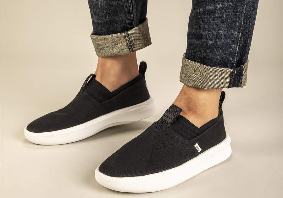 Black Men's Toms Alpargata Rover Sneakers Ireland | IE007-510