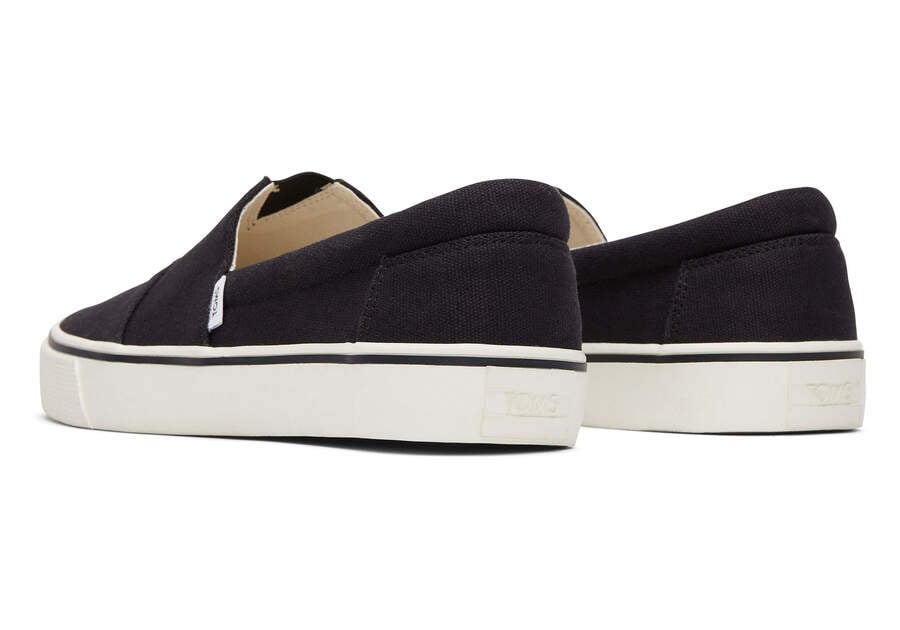 Black Men's Toms Fenix Slip On Ireland | IE340-952