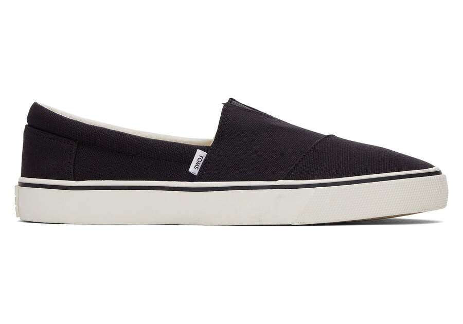 Black Men\'s Toms Fenix Slip On Ireland | IE340-952