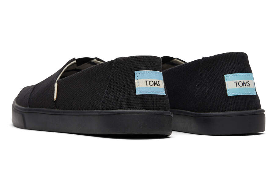 Black On Black Women's Toms Alpargata Cupsole Slip On Slip On Ireland | IE855-588