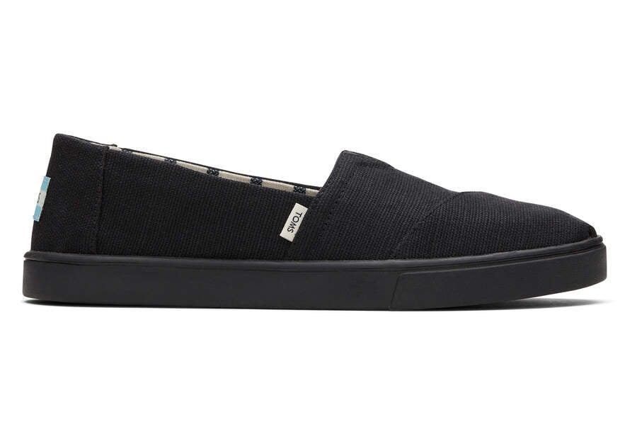 Black On Black Women\'s Toms Alpargata Cupsole Slip On Slip On Ireland | IE855-588