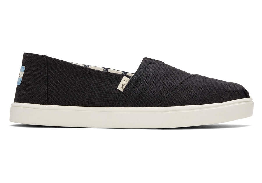 Black Women\'s Toms Alpargata Cupsole Slip On Slip On Ireland | IE709-387