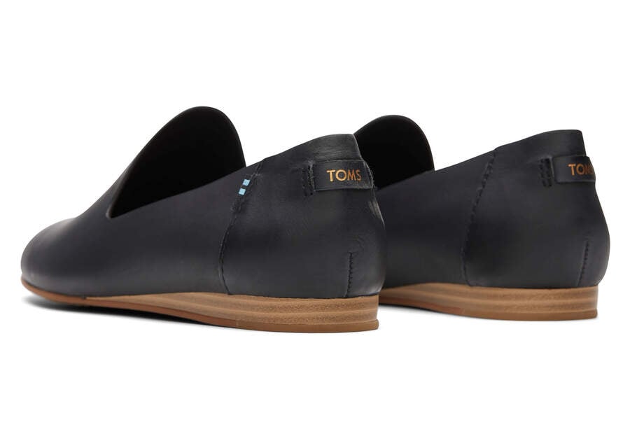 Black Women's Toms Darcy Flat Flat Shoes Ireland | IE665-288