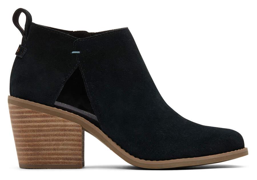 Black Women\'s Toms Lea Bootie Booties Ireland | IE972-814