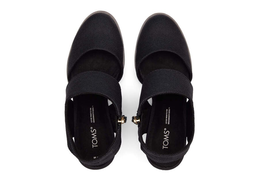 Black Women's Toms Majorca Closed Toe Sandal Sandals Ireland | IE517-681