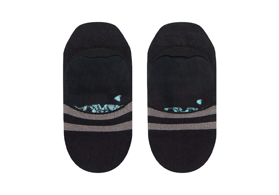 Black Women's Toms Ultimate No Show Socks Black Socks Ireland | IE875-539