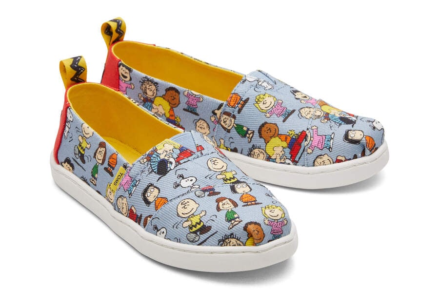 Blue Print Kids' Toms X Peanuts® Youth Alpargata Alpargatas Ireland | IE415-715