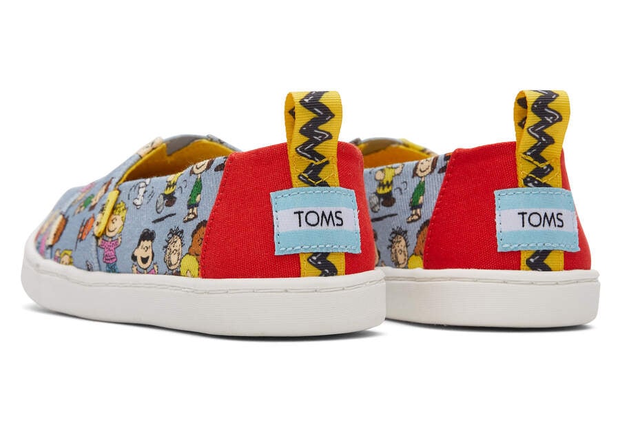 Blue Print Kids' Toms X Peanuts® Youth Alpargata Alpargatas Ireland | IE415-715